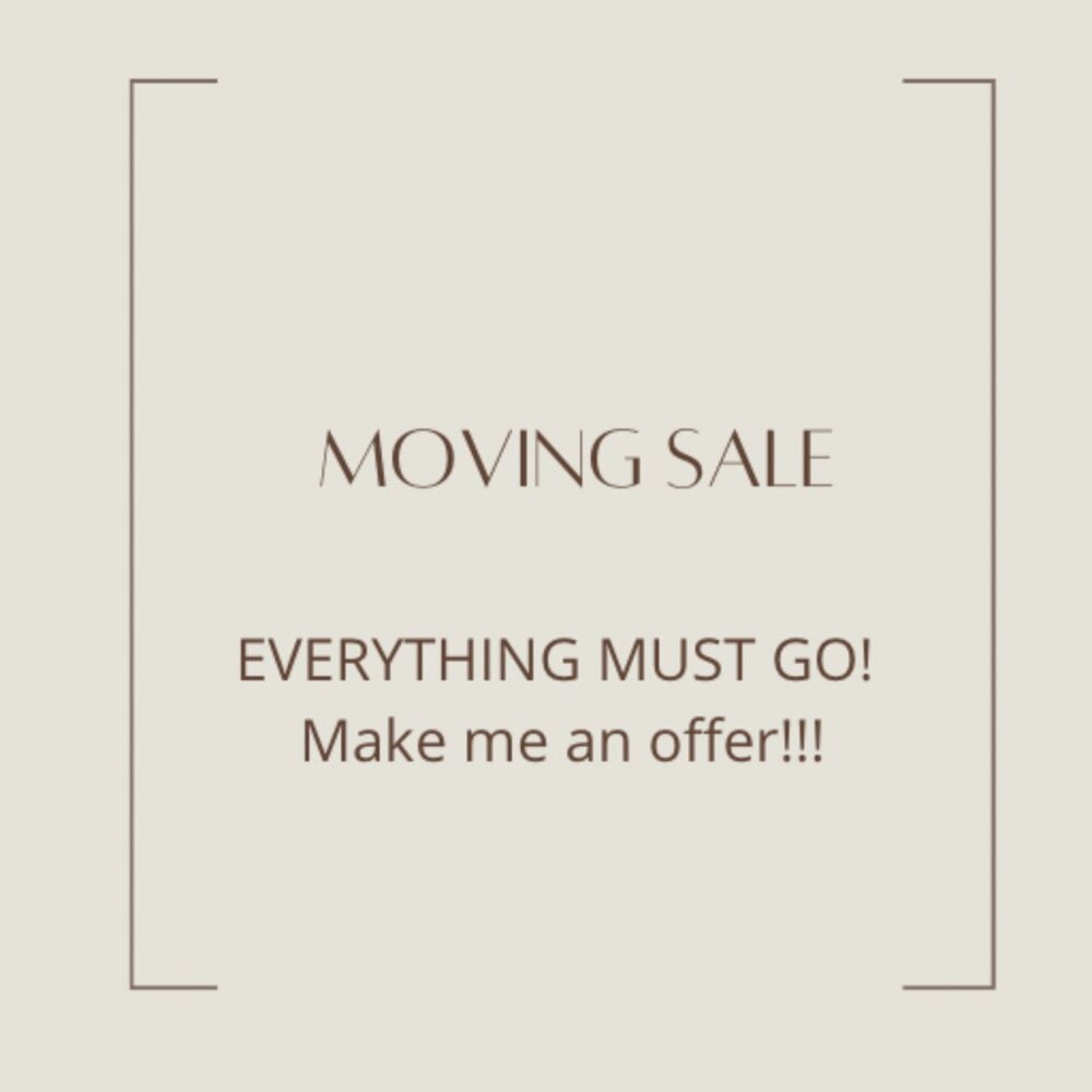 MOVING SALE !